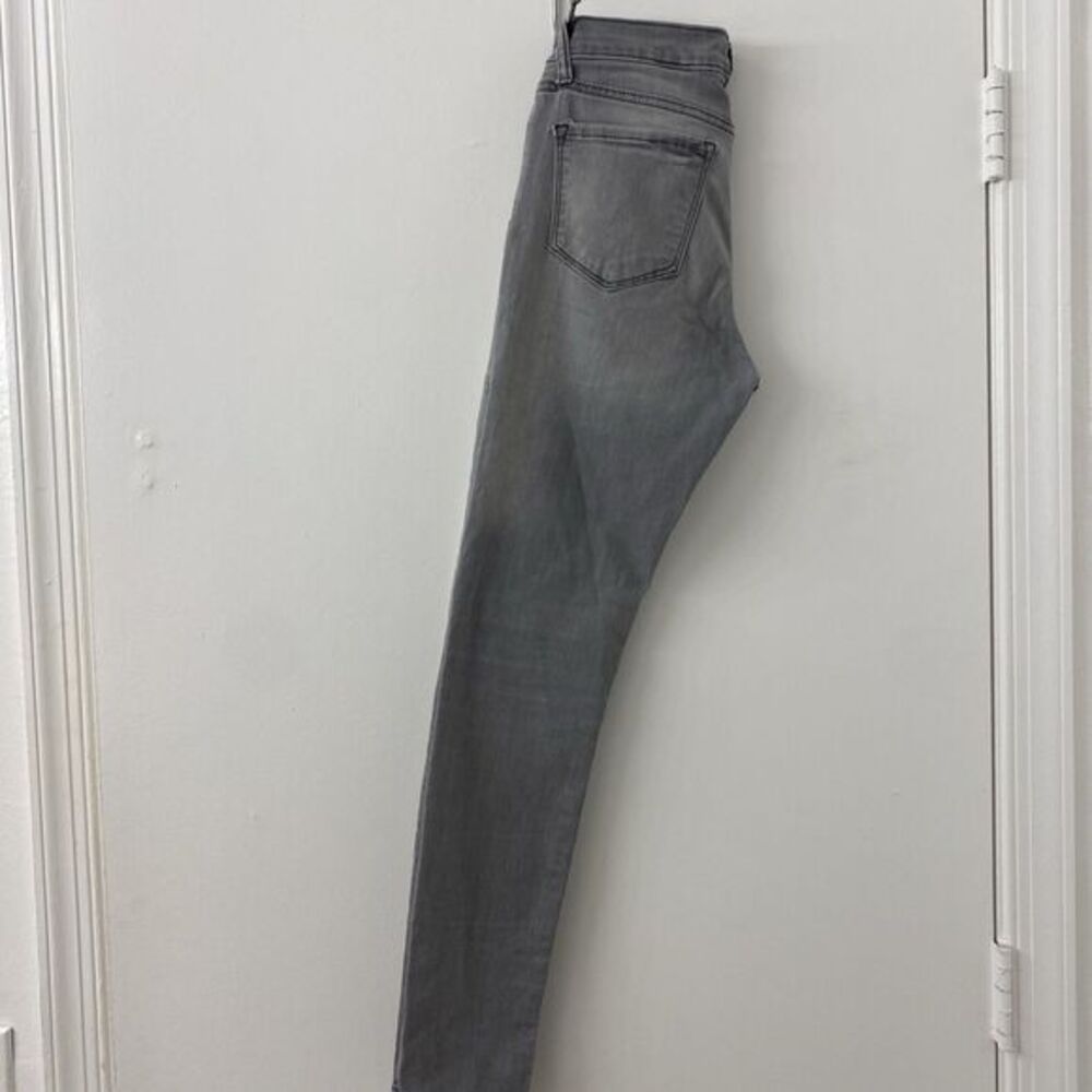 Banana Republic Jeans Womens 25/0 Gray Sculpt Skinny Stretch Low Rise - Picture 11 of 11